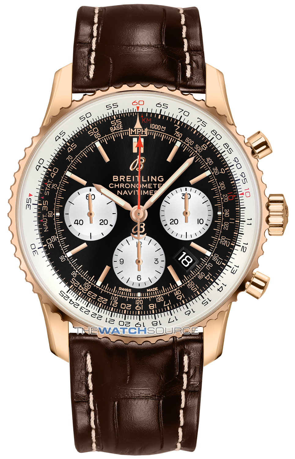 breitling navitimer braun